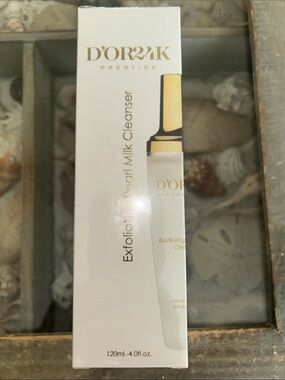 D’or24K  Exfoliating Pearl Milk Cleanser - White & Gold NWTIB